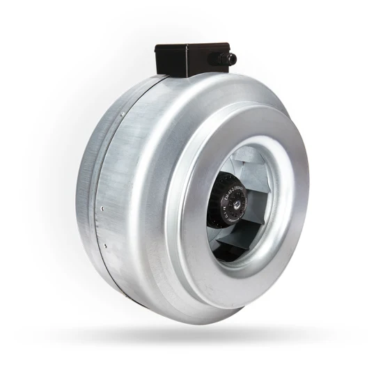 Ventilateur circulaire centrifuge de lames en plastique de logement en métal du diamètre 315mm de conduit