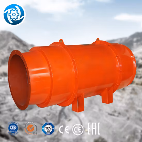 Ventilateur de tunnel Sdf12.5# 2X75kw/ventilateur de tuyau haute pression/alimentation ponctuelle